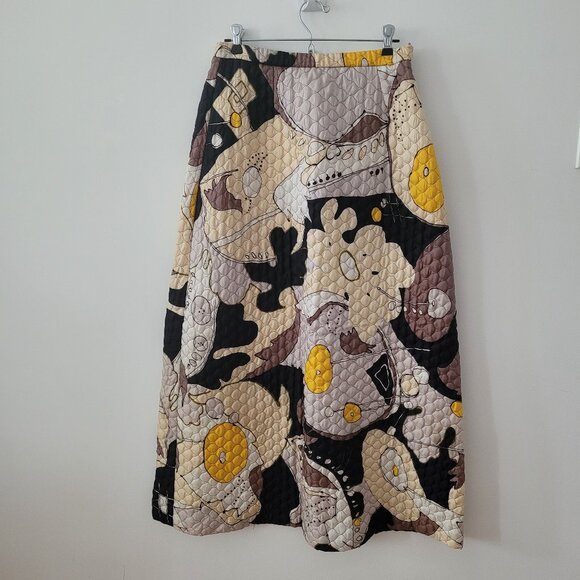 Quilted Handmade Maxi Skirt-Small/Medium - Picture 1 of 8